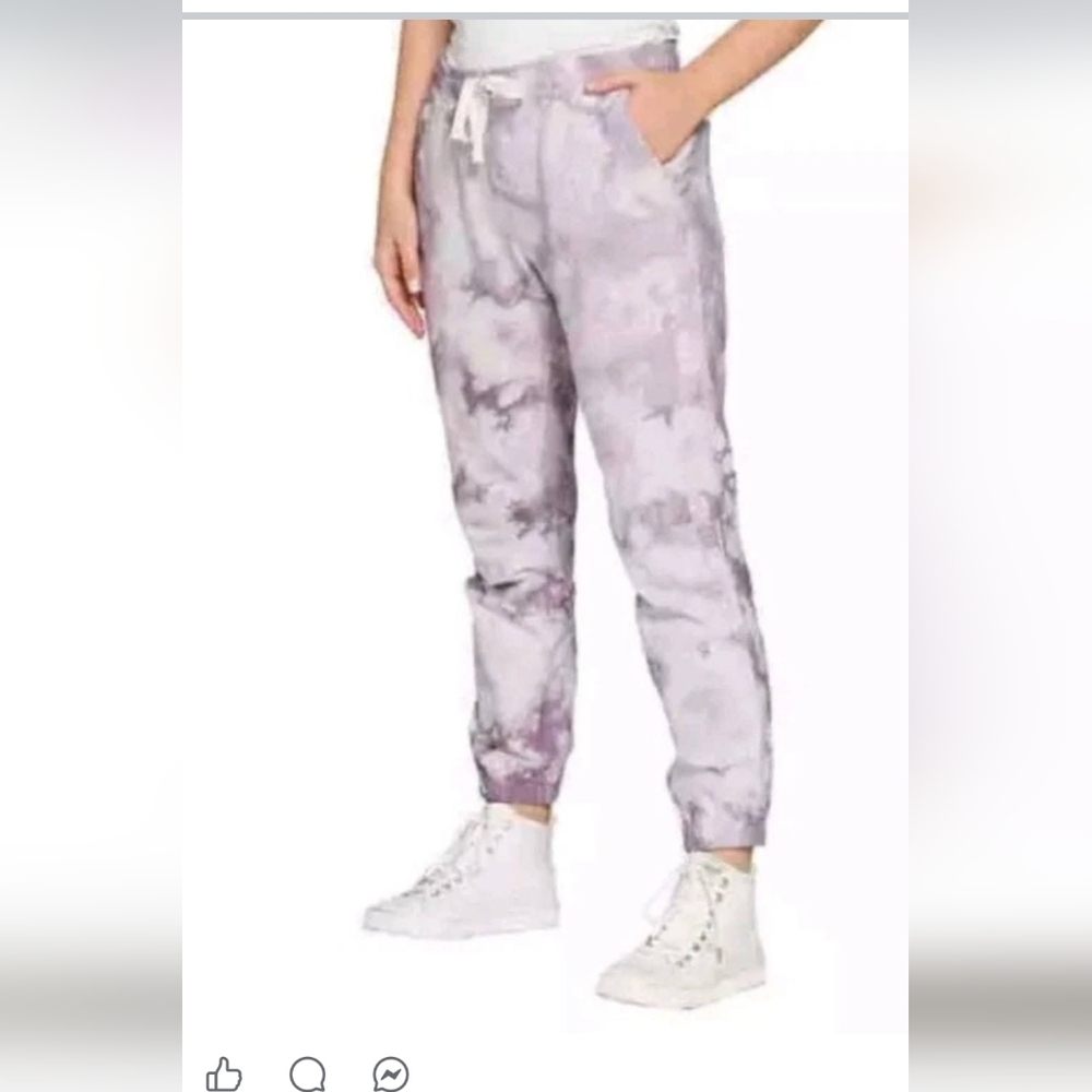 Mauby Women Jogger Sweat Pants Cloudy Purple Size L